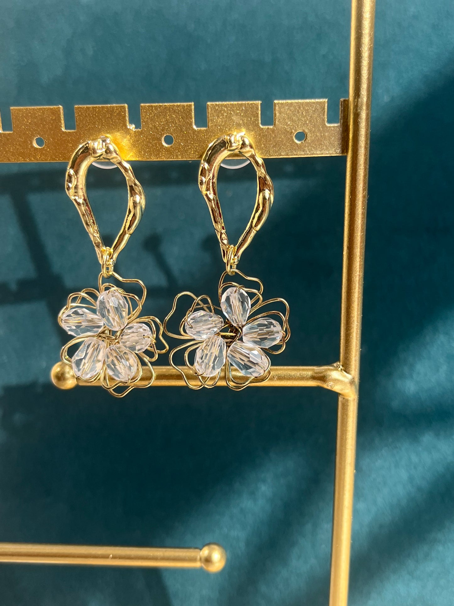 Flower earrings