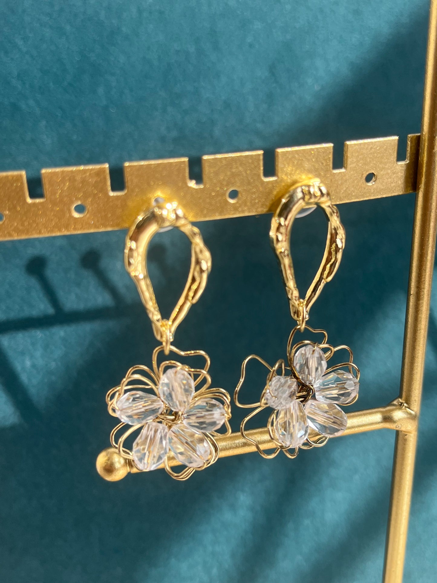 Flower earrings
