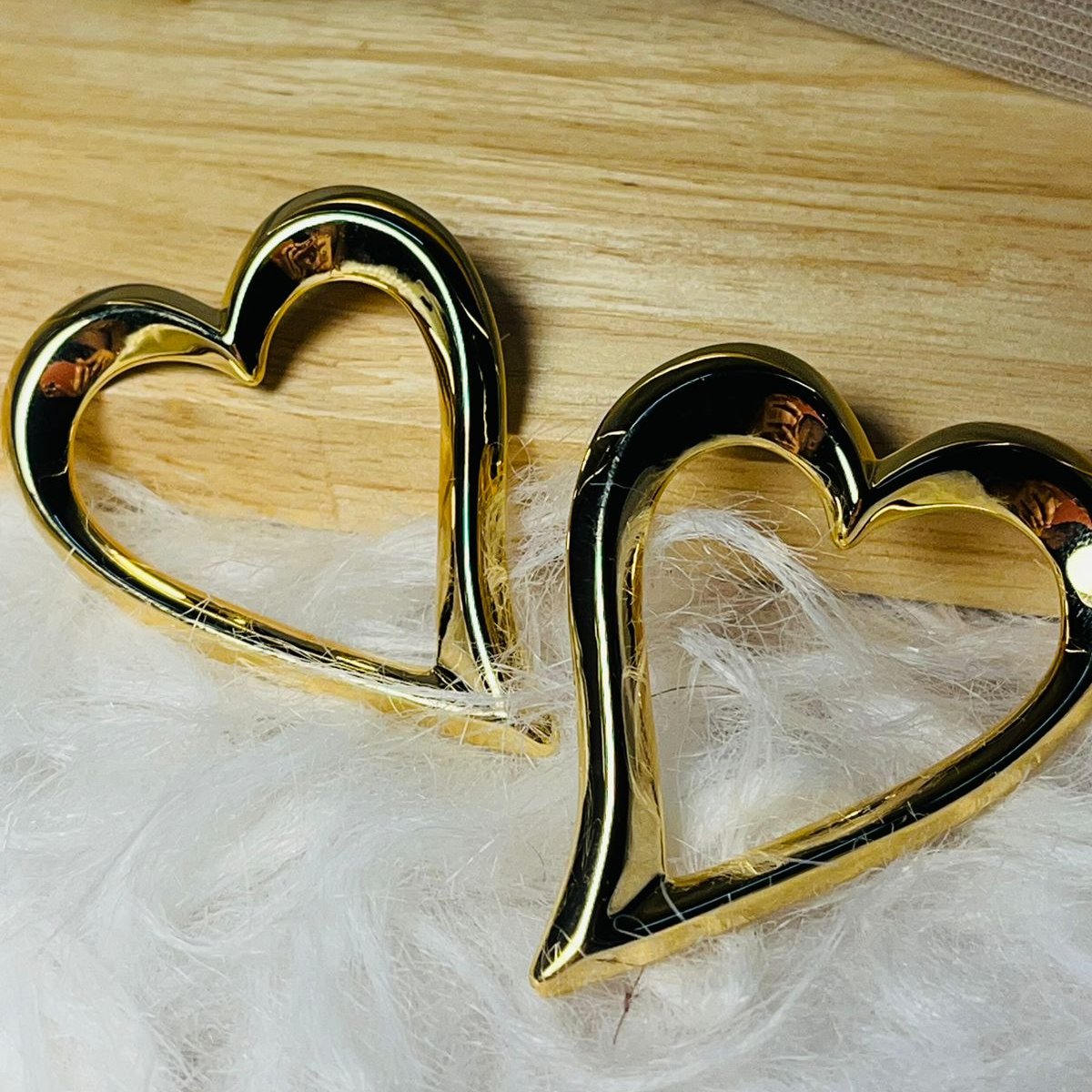 Heart Shape Stud Earrings