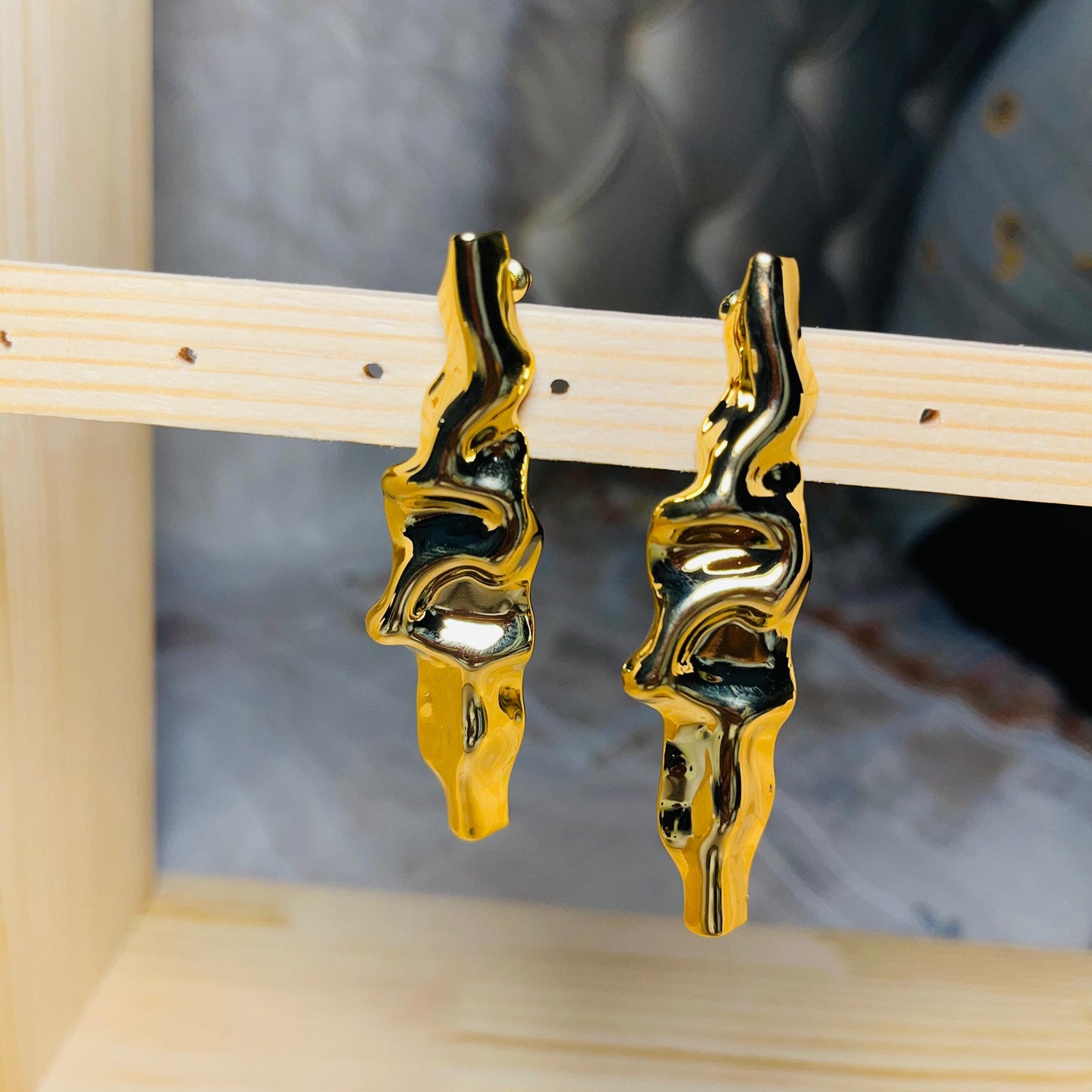 Drippy Long Earrings