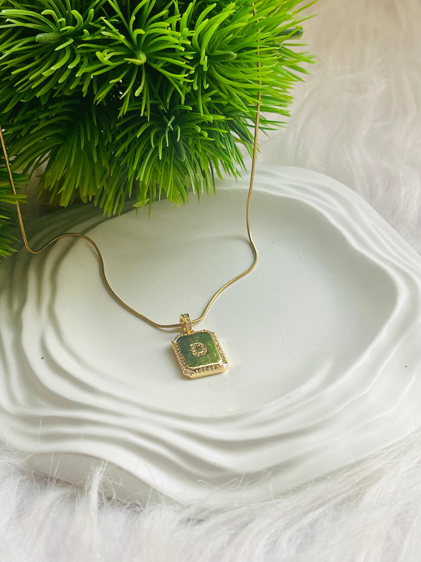 D Capital Necklace