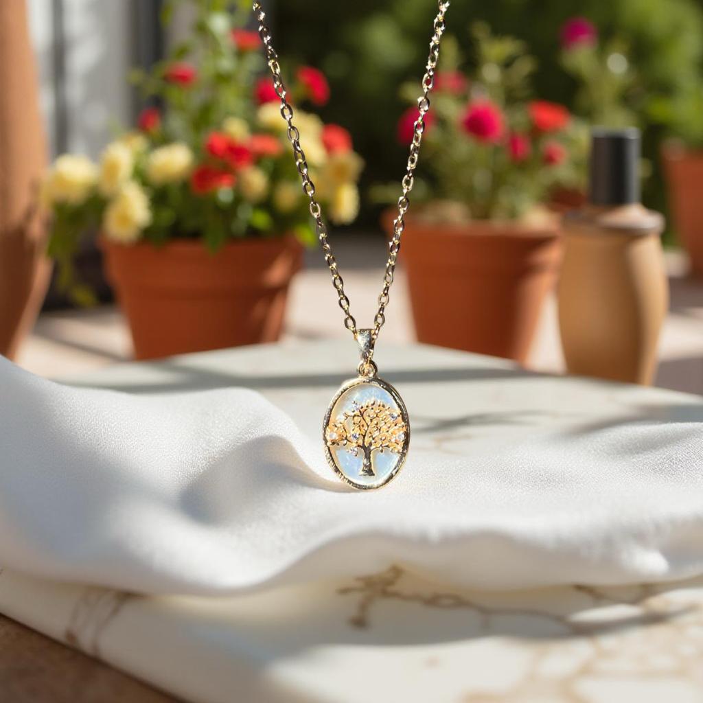 Golden Tree Necklace