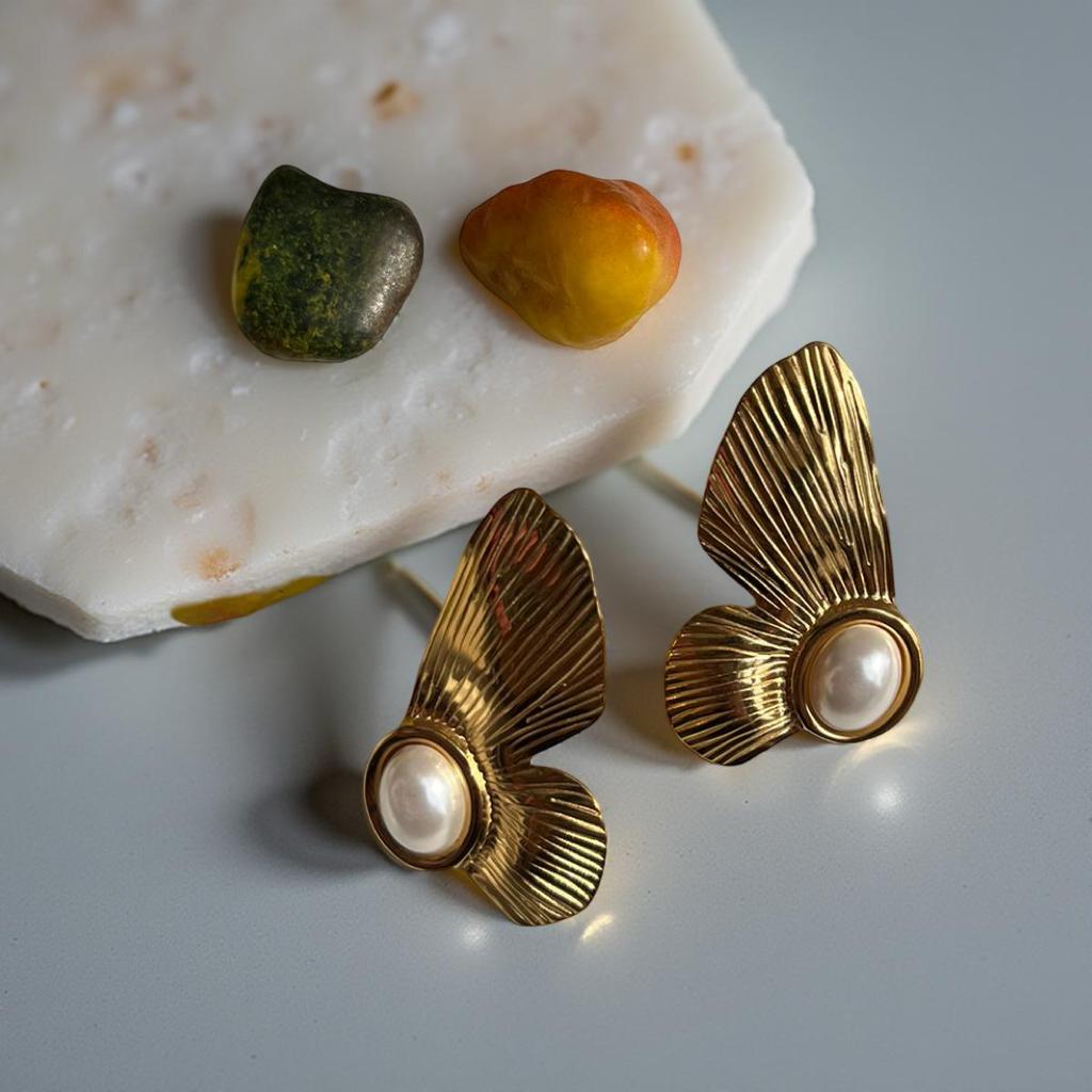 pearl Korean Pretty Earrings