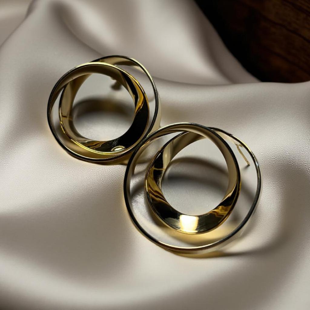 Twisted Hoop Earrings