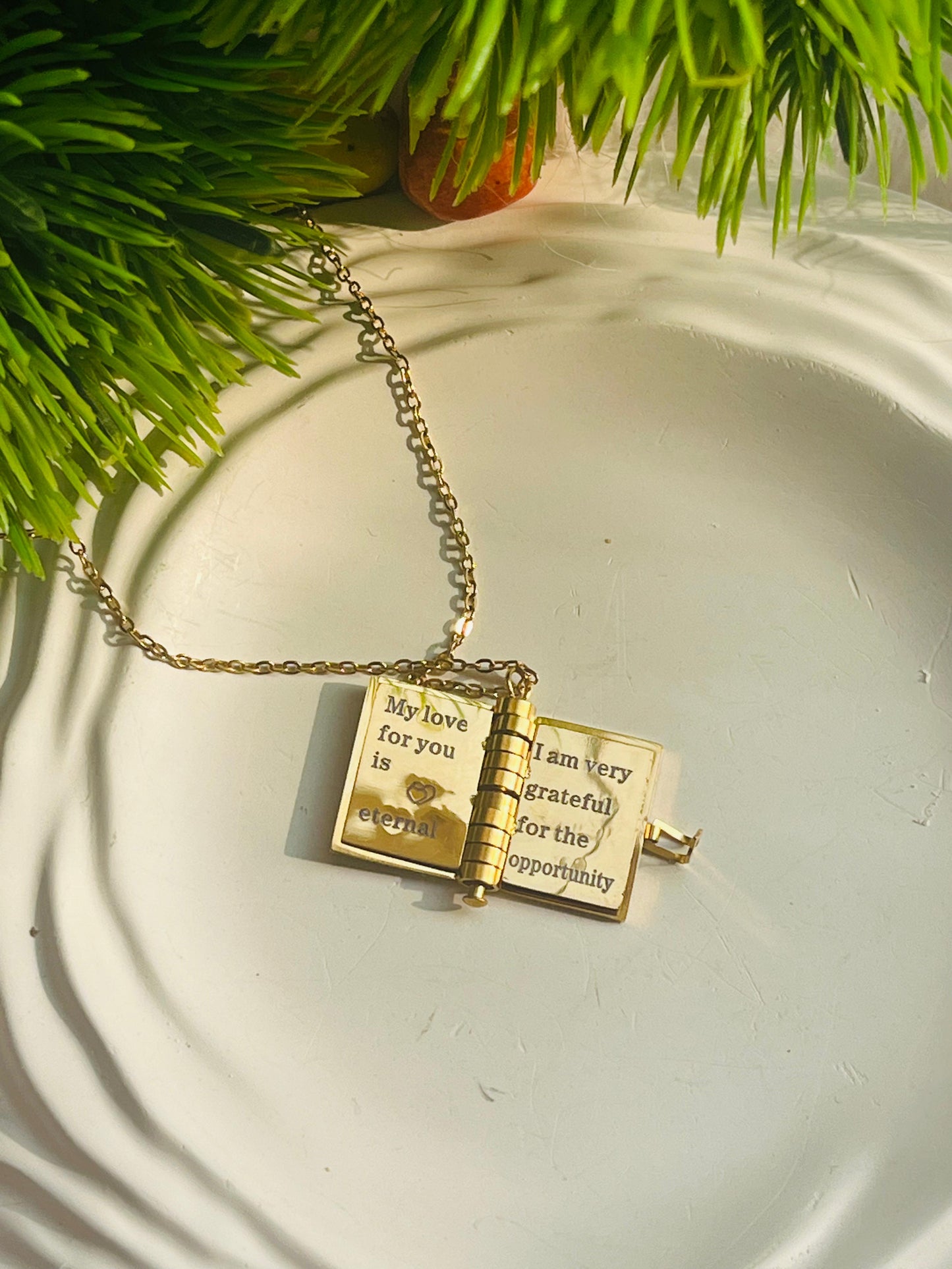 Book Necklace