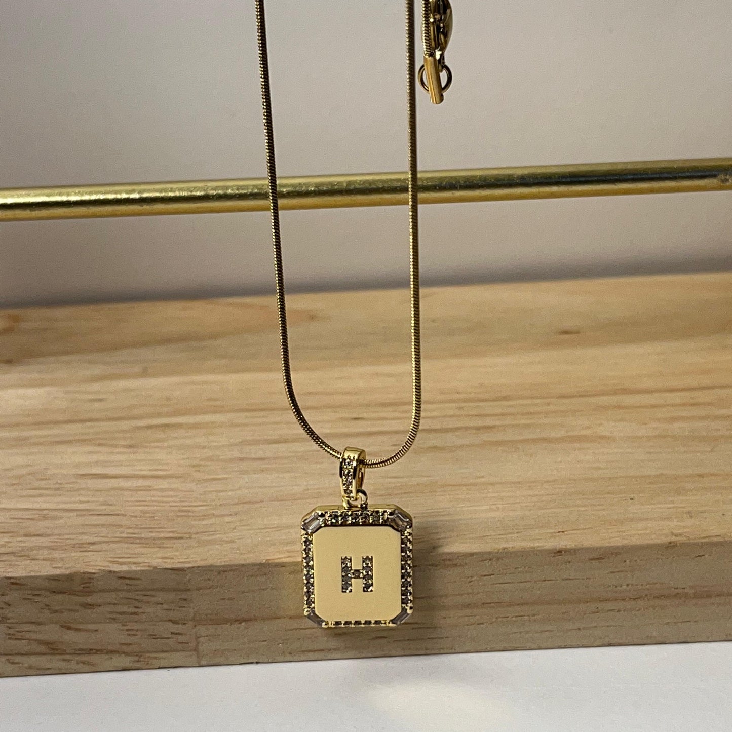 H Alphabet Necklace